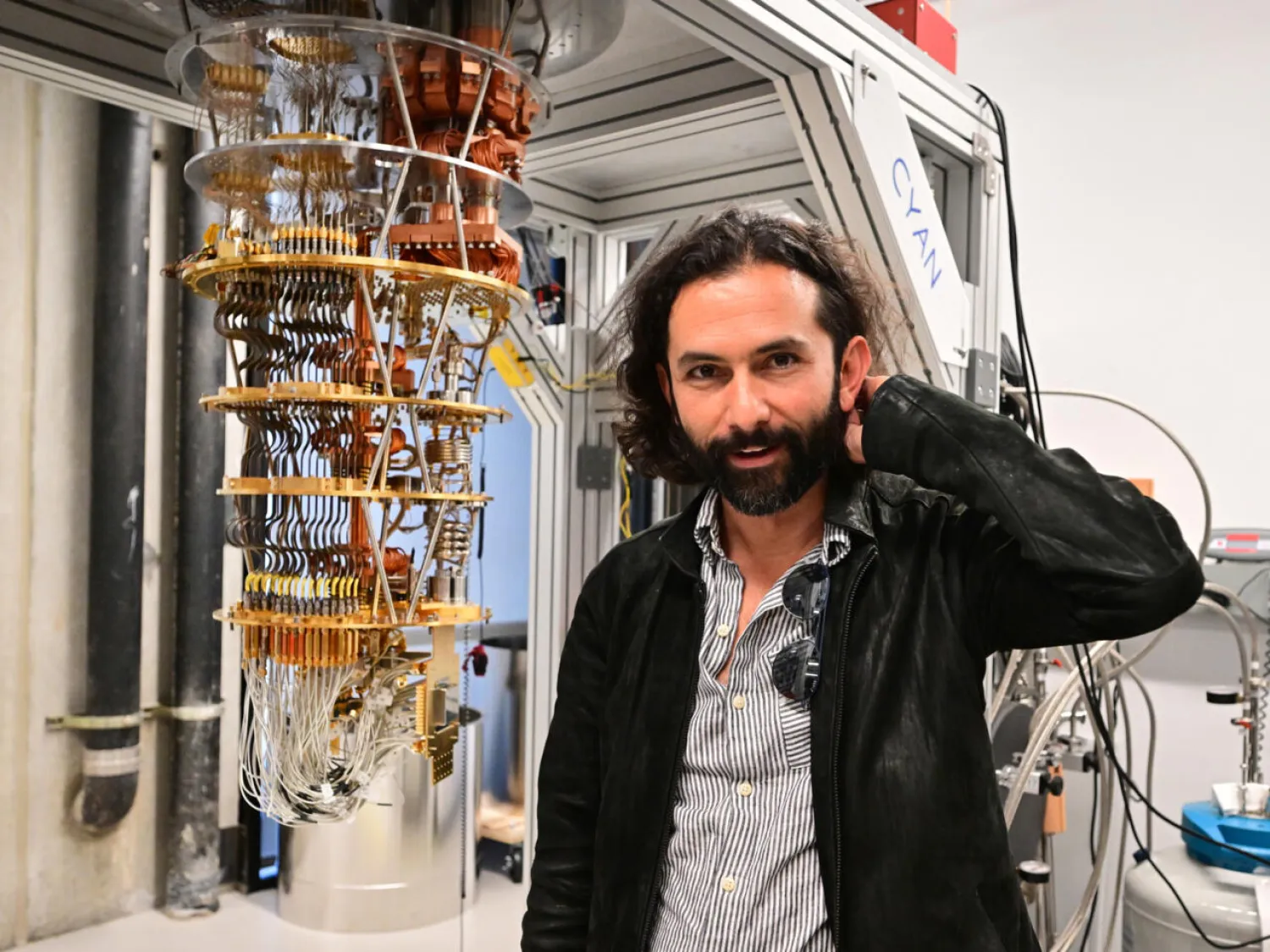 Google has around 20 quantum computers at its lab in Santa Barbara, where Dr Erik Lucero and his team are trying to forge the future of computing Frederic J. BROWN AFP
