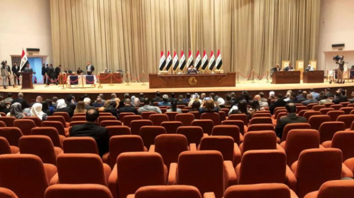 Irak parlamentosu dünkü oturumu sırasında (INA)