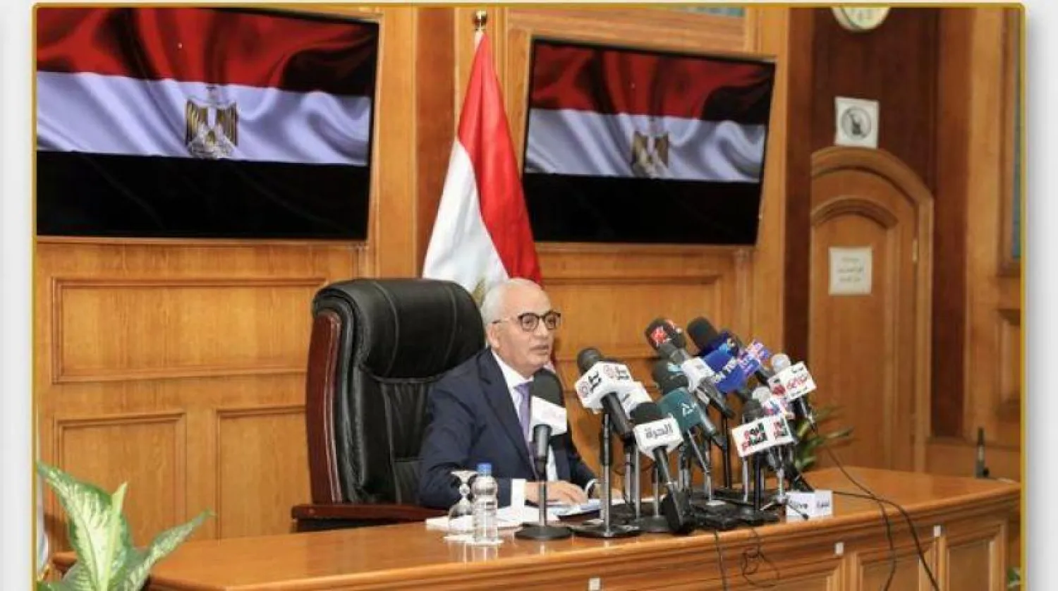 Dr. Rida Hicazi "Düz lise" sınav sisteminin detaylarını açıklarken (Milli Eğitim Bakanlığı)