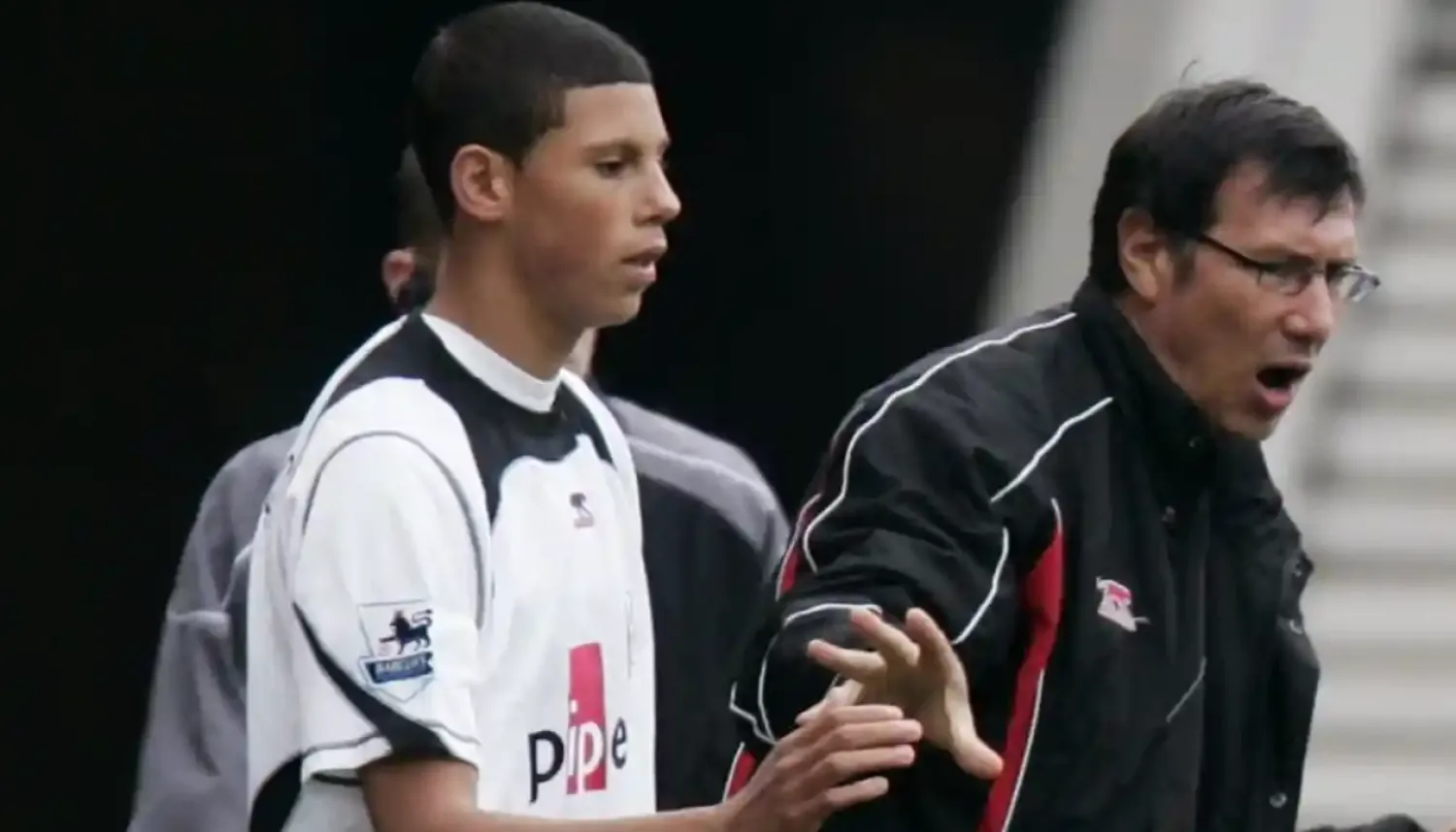 Matthew Briggs is sent on for his Fulham debut by Lawrie Sanchez in 2007 to become the Premier League’s youngest player. Photograph: Lee Smith/Action Images/Reuters
