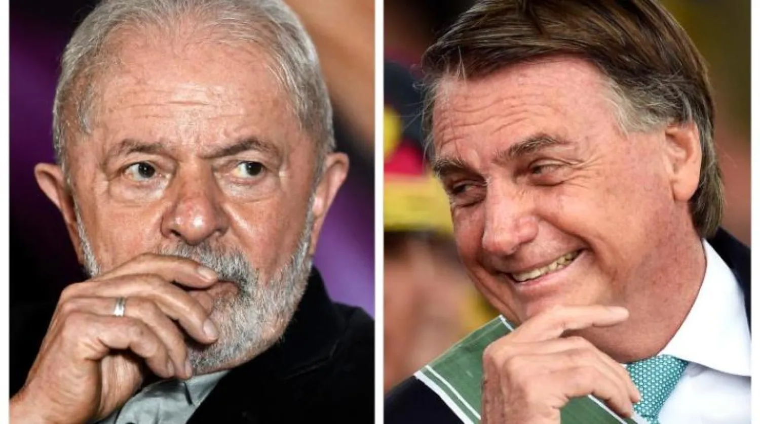Brezilyalı başkan adayları Lula da Silva (solda) ve Jair Bolsonaro (AFP)
