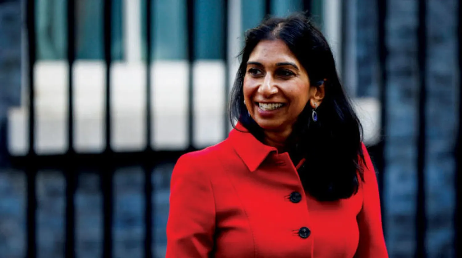 وزيرة الداخلية البريطانية سويلا برافرمان (رويترز)