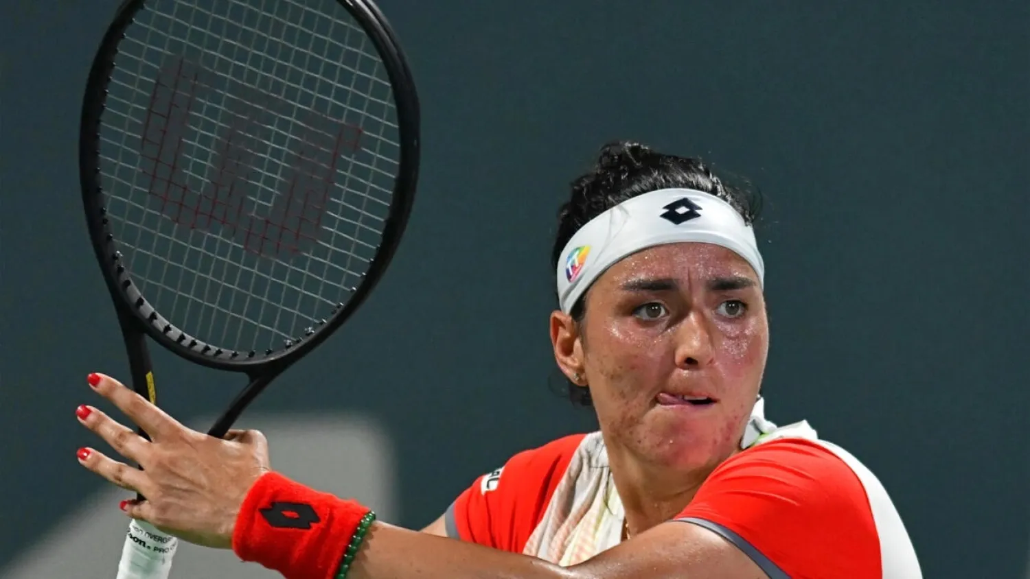 Top seed Jabeur was a finalist at both Wimbledon and the US Open this year. AFP

