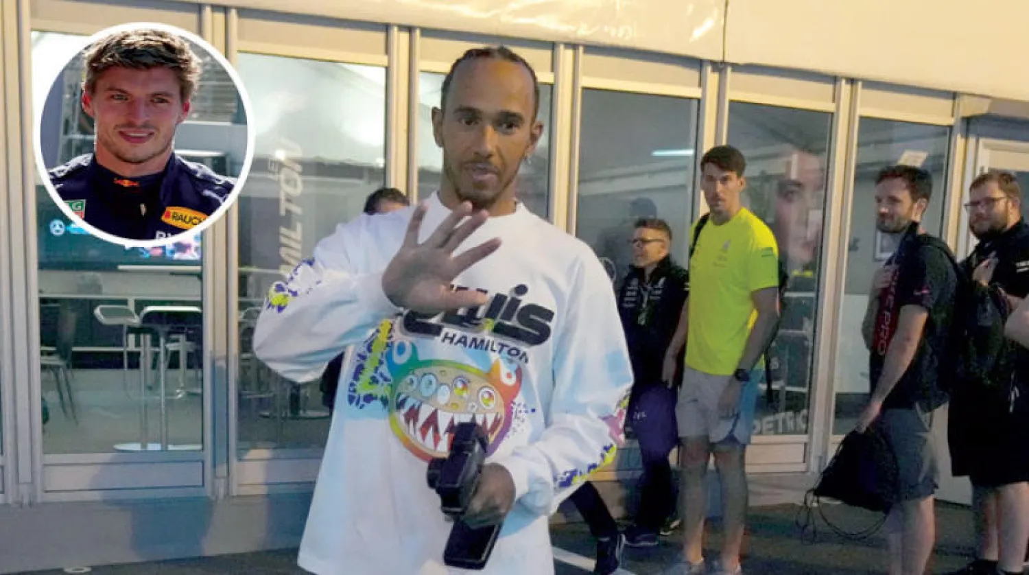 هاميلتون وعلامة بالاستمرار لخمس سنوات (أ.ب)  -  فيرستابن يتطلع لسباق اليابان (د.ب.أ)