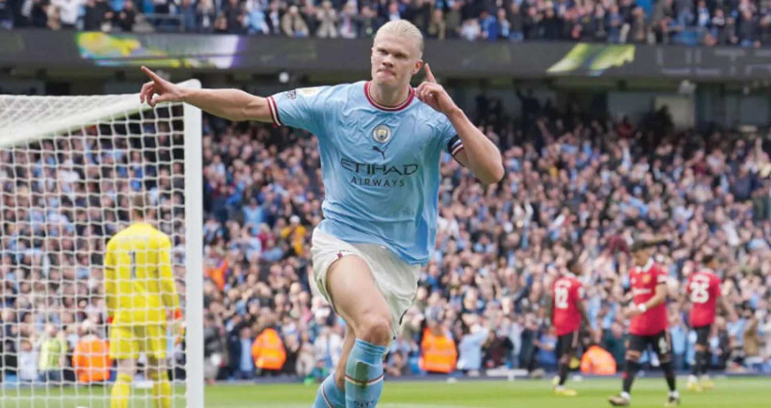 النرويجي الشاب  إيرلينغ هالاند (د.ب.أ)