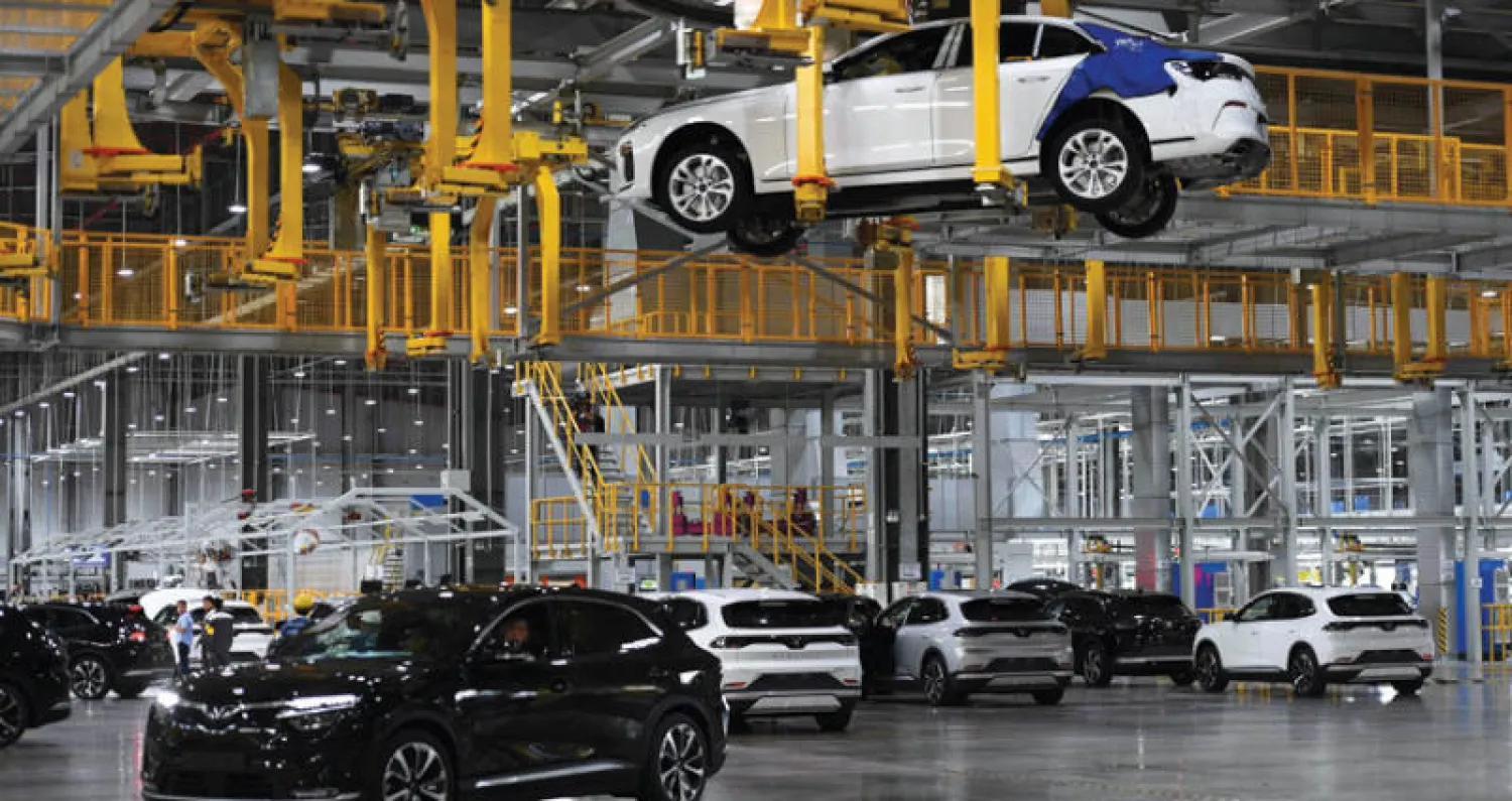 مصنع سيارات كهربائية تابع لشركة فينفاست في فيتنام (أ.ف.ب)