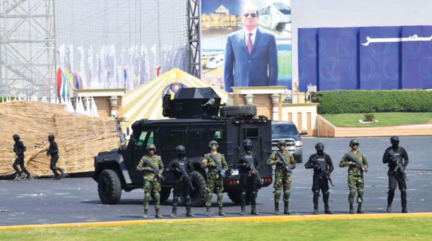 جانب من فعاليات حفل تخرج دفعة جديدة من طلبة أكاديمية الشرطة المصرية (الرئاسة المصرية)