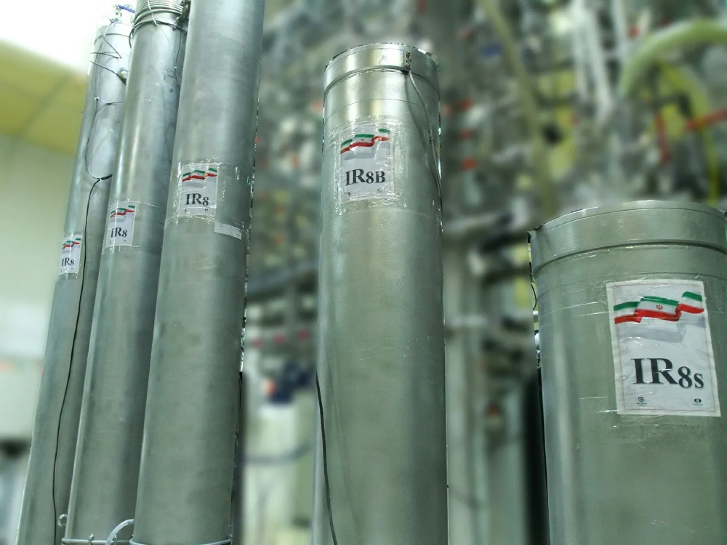 A handout file photo, released by Iran's Atomic Energy Organization on November 4, 2019, shows the atomic enrichment facilities Natanz nuclear research center, some 300 kilometers south of capital Tehran. (Photo by Atomic Energy Organization of Iran / AFP)