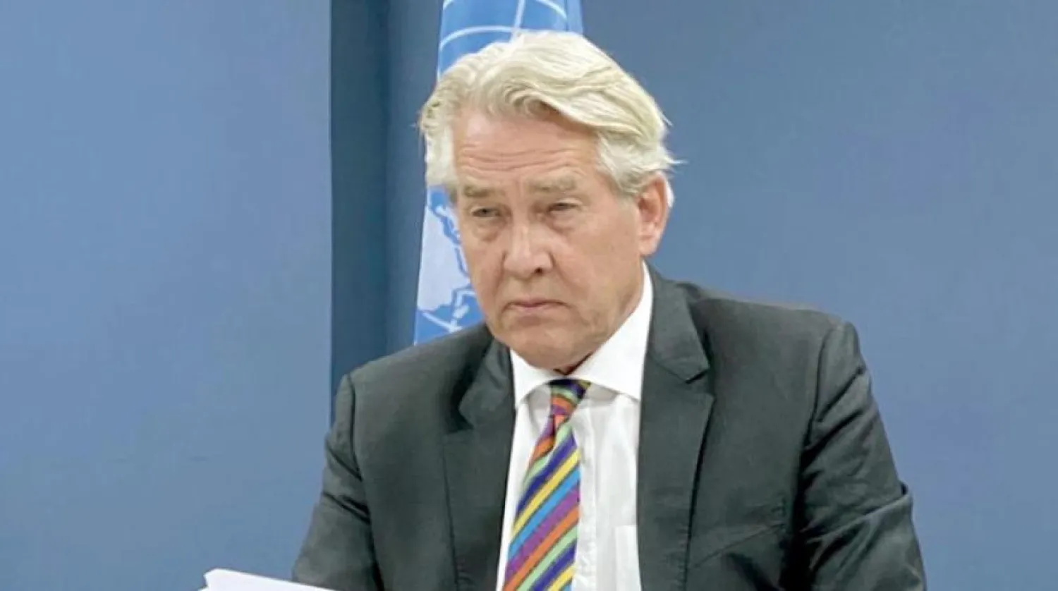 The United Nations Special Coordinator for the Middle East Peace Process, Tor Wennesland. (File Photo- Asharq Al-Awsat) 