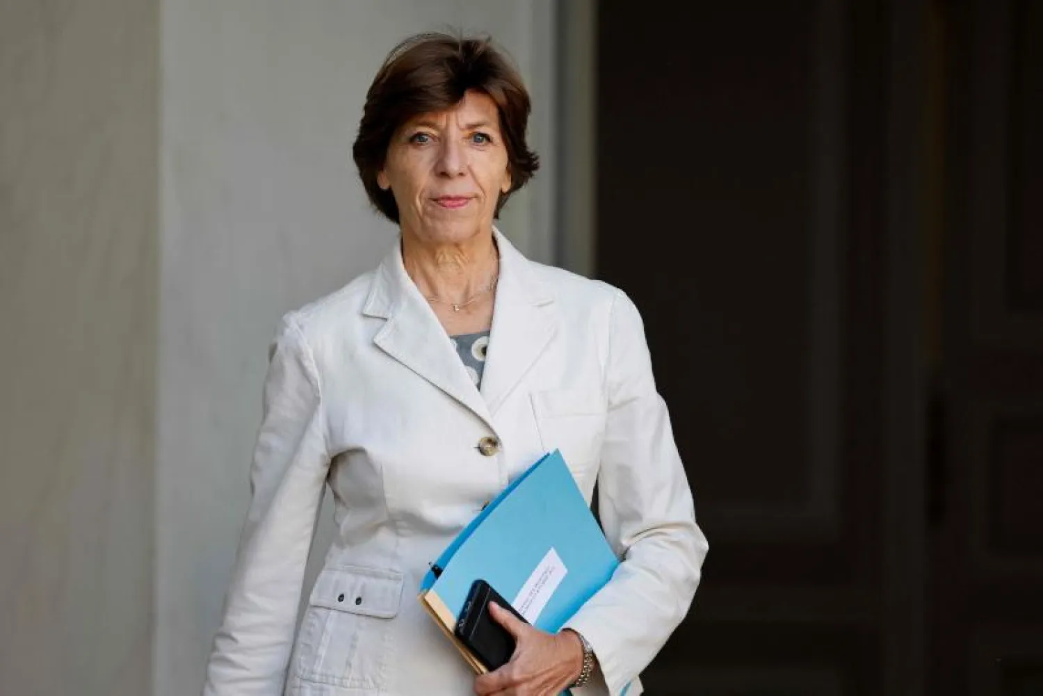 وزيرة الخارجية الفرنسية كاترين كولونا (أ.ف.ب)