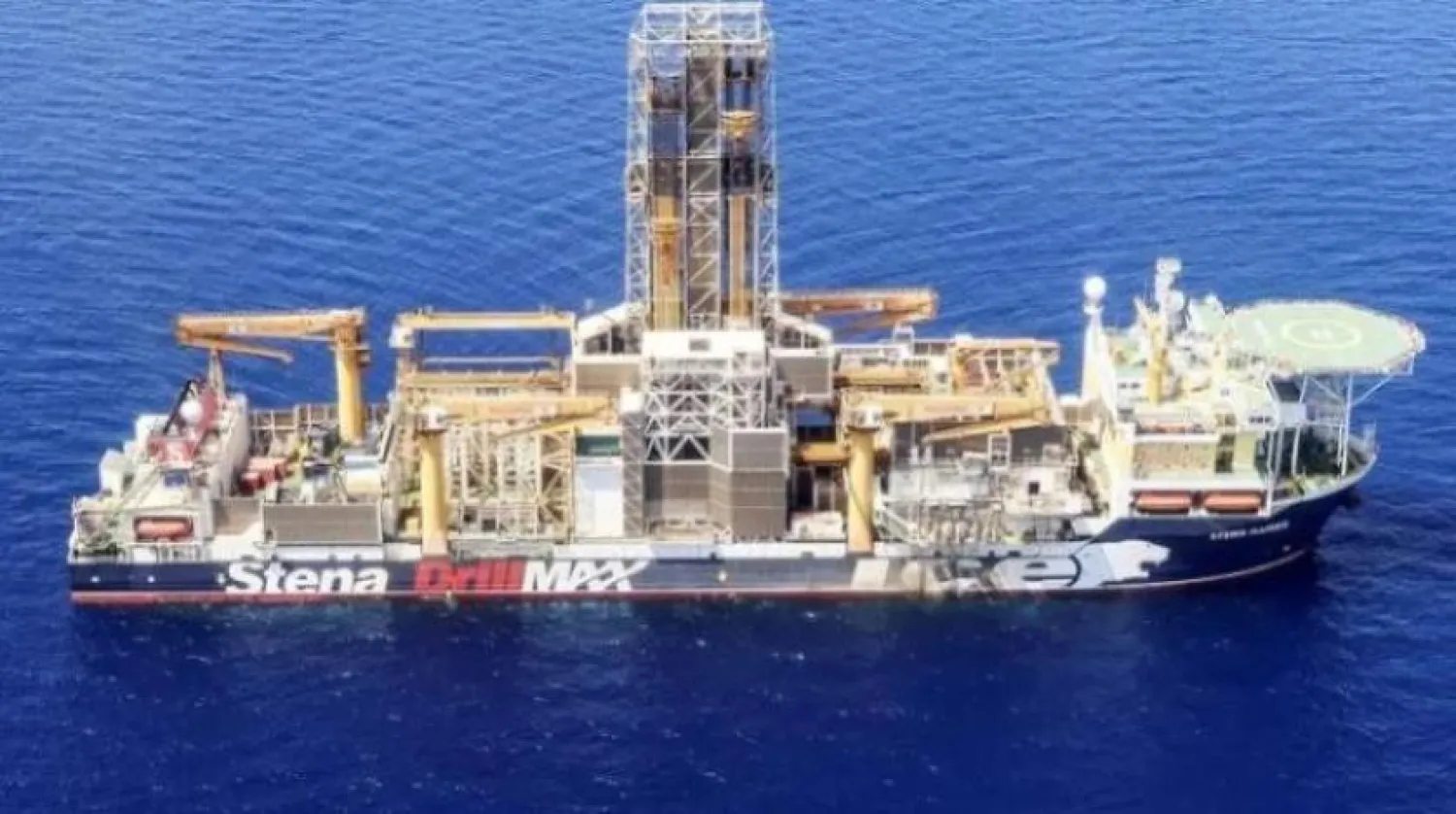 Akdeniz'de Kariş sahasında yer alan İsrail’in keşif gemisi