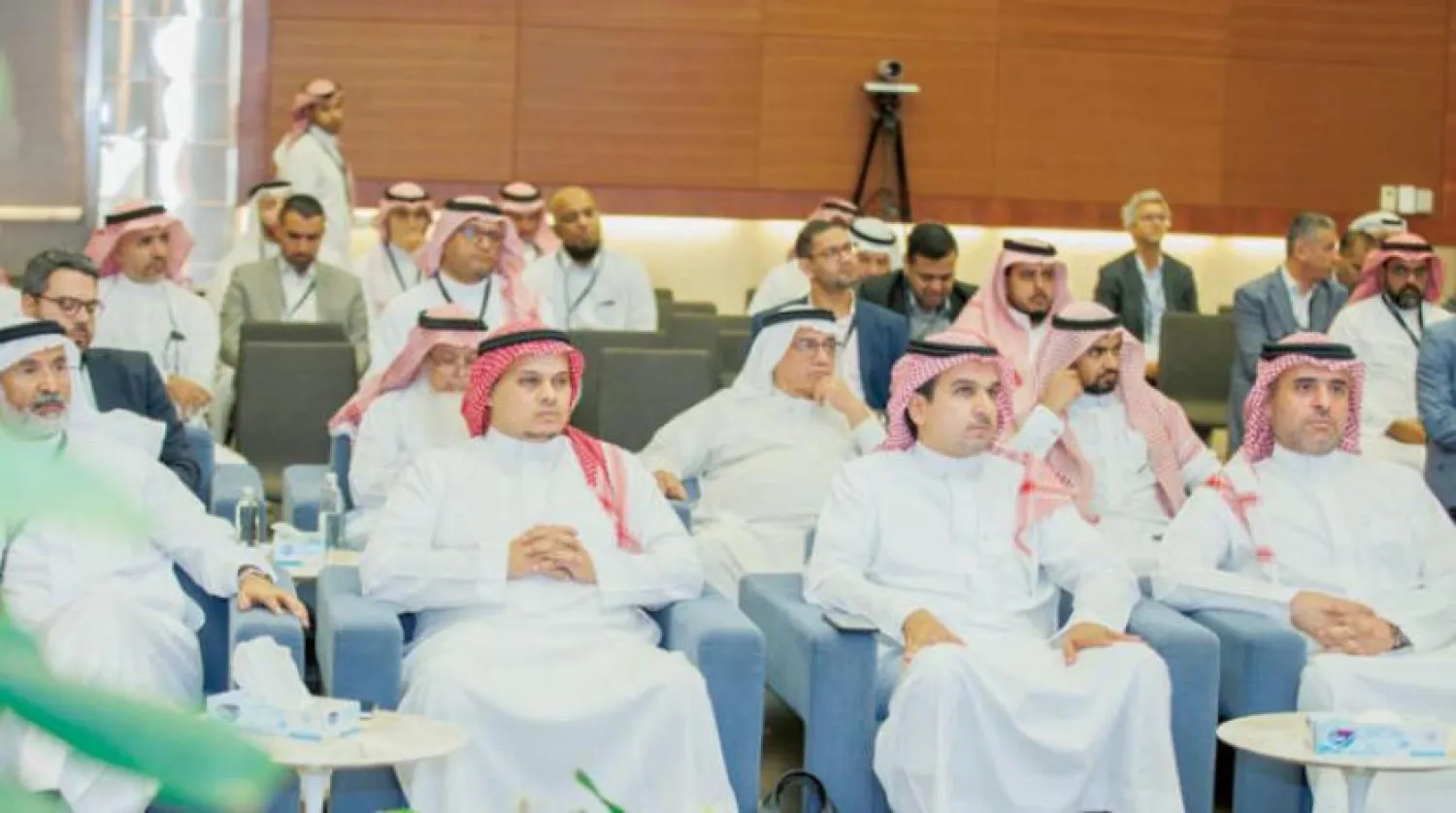 Participants at the workshop. (Asharq Al-Awsat)