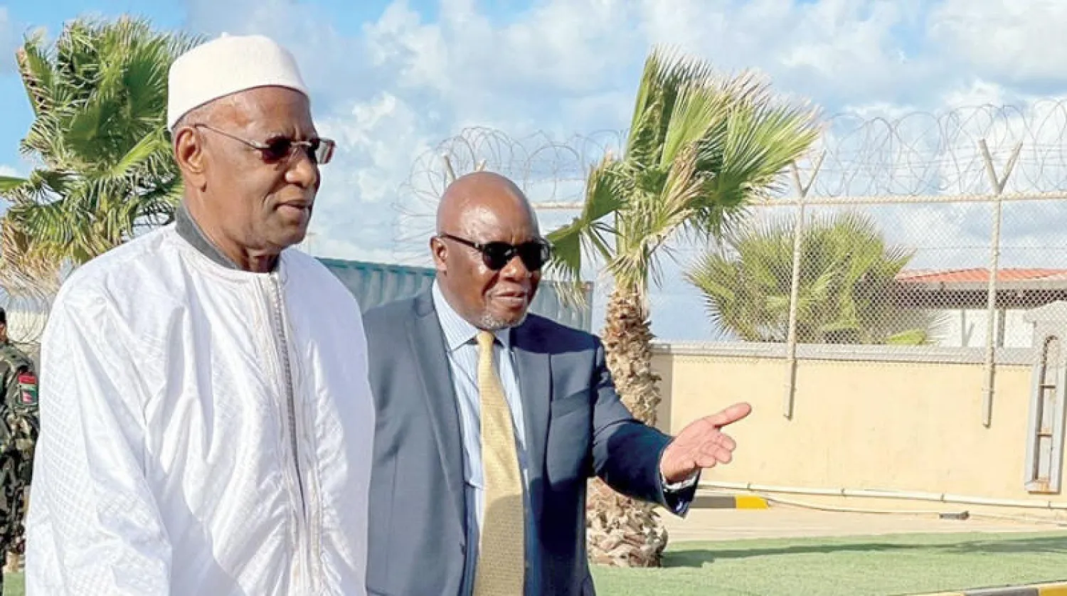 صورة وزعتها البعثة الأممية لوصول رئيسها الجديد إلى طرابلس