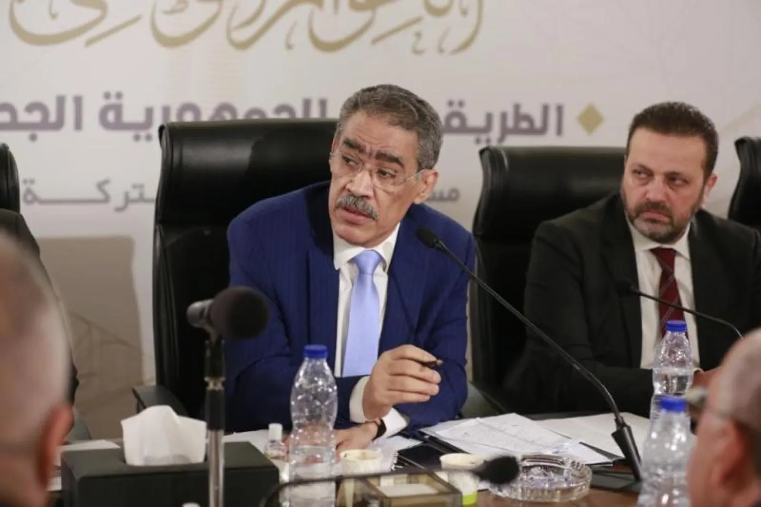 ضياء رشوان في إحدى جلسات الحوار الوطني (الصفحة الرسمية للحوار الوطني على «فيسبوك»)