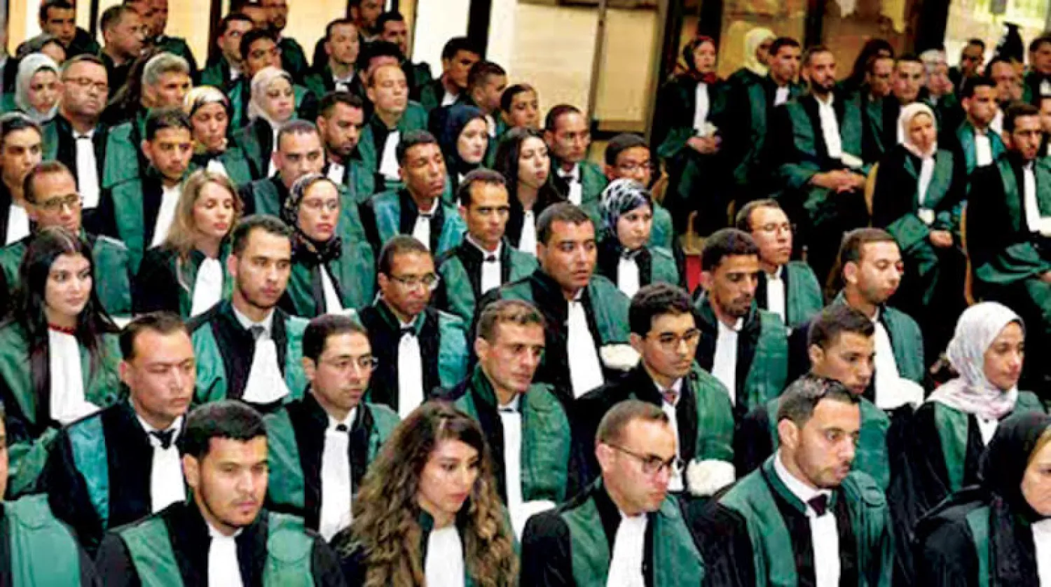 قضاة مغاربة في إحدى المناسبات (الشرق الأوسط)