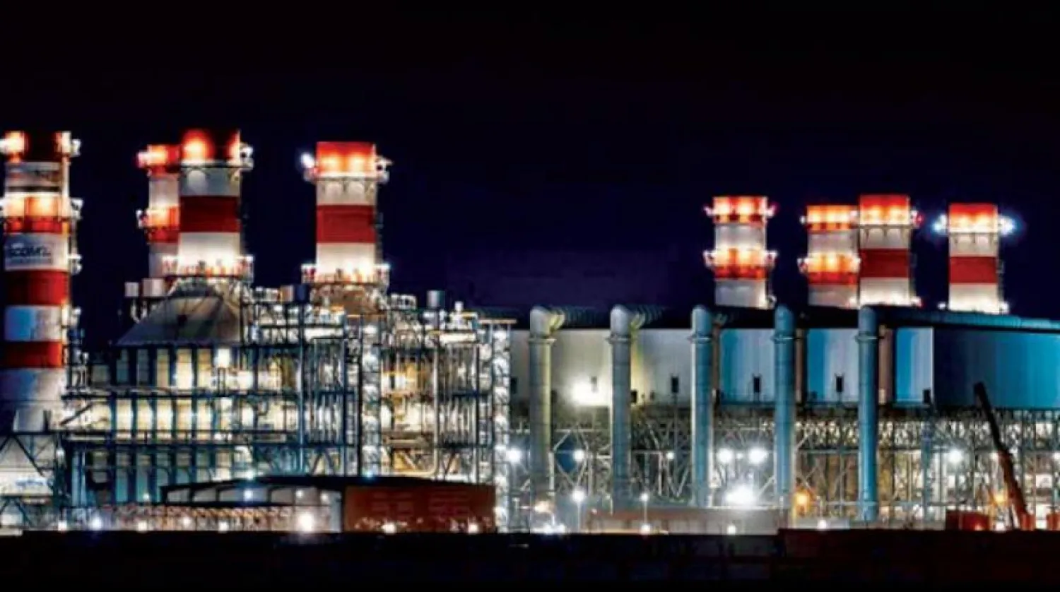 The power station of the New Administrative Capital in Egypt (Reuters)