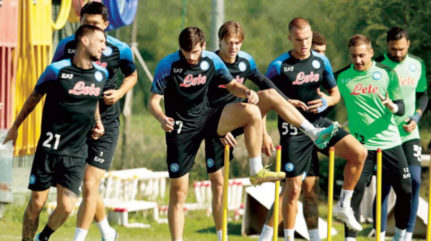 لاعبو نابولي أثبتوا أنهم فريق يصعب التغلب عليه هذا الموسم (إ.ب.أ)