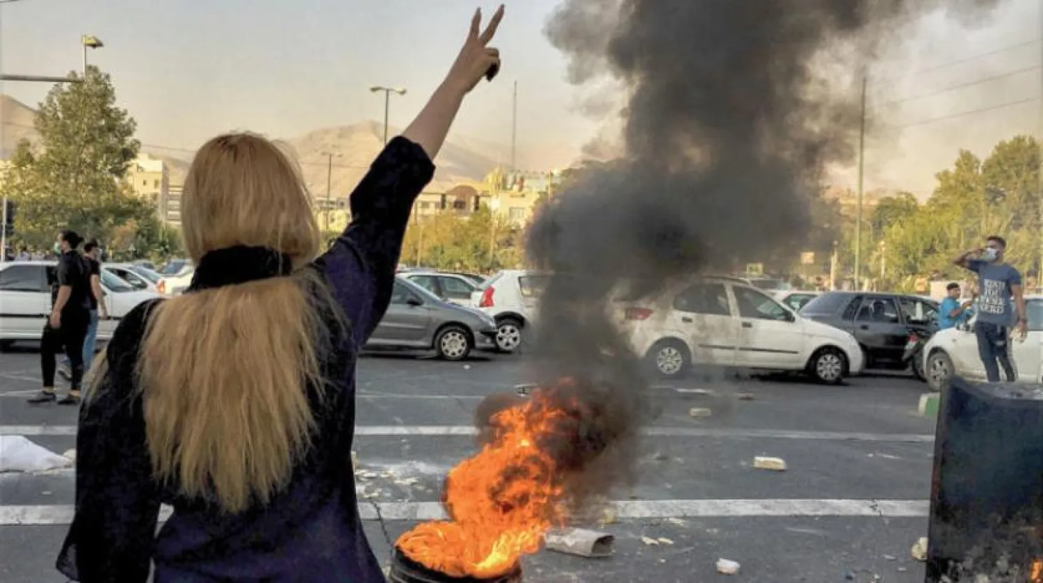 A new picture of the protests in Tehran (AP)