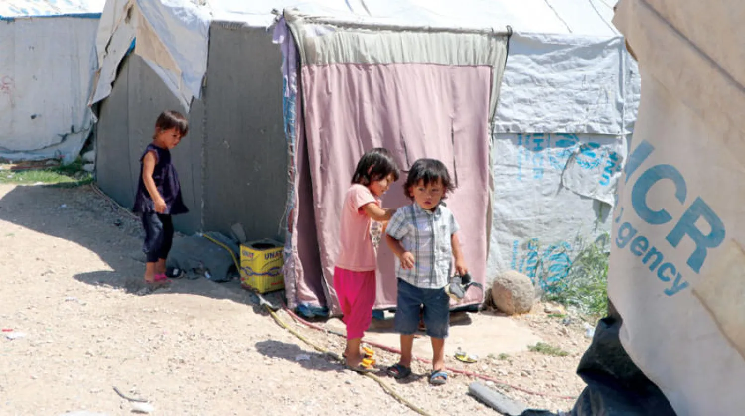 أطفال أجانب يقطنون في مخيم روج (الشرق الأوسط)