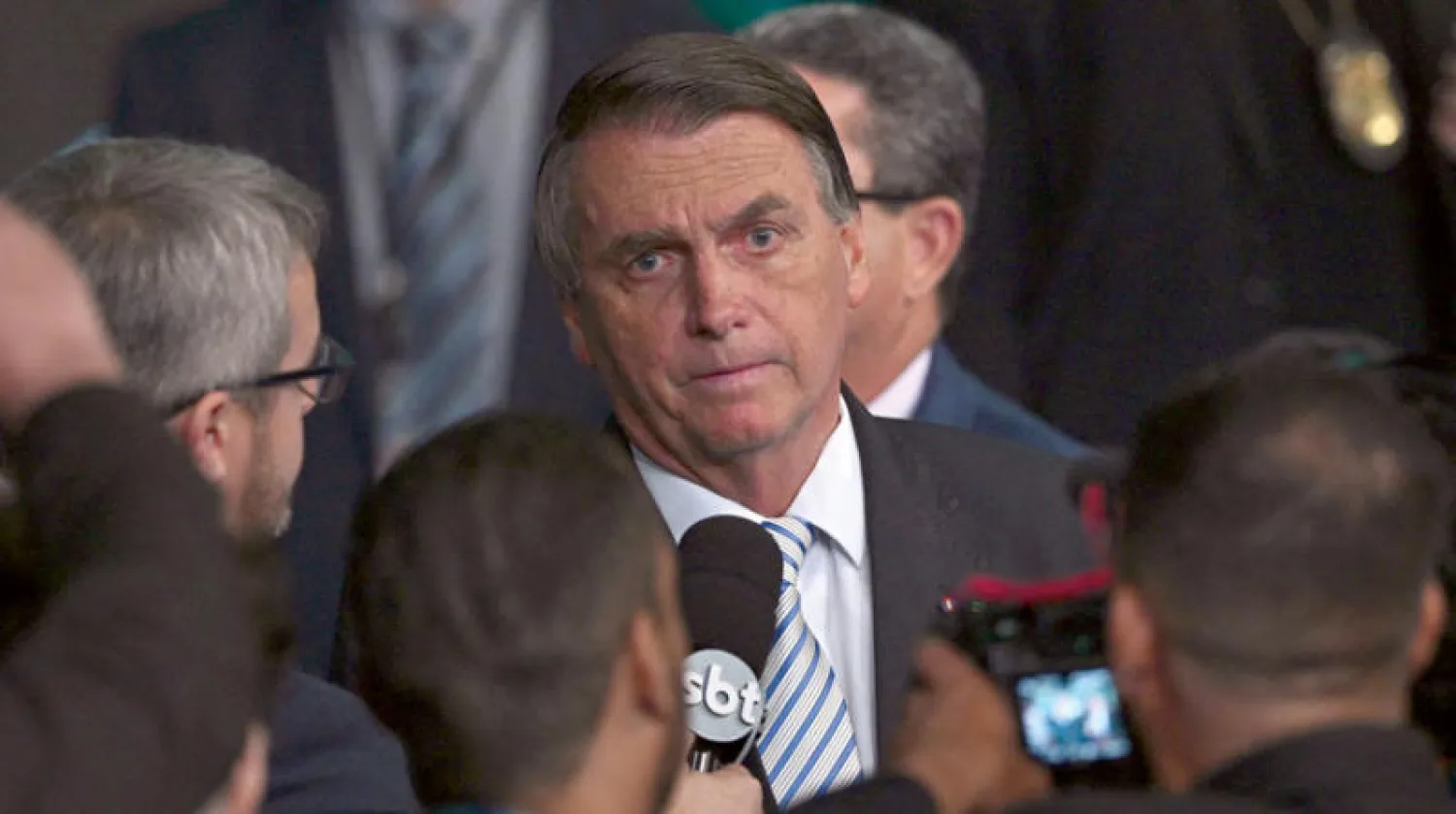 الرئيس البرازيلي المنتهية ولايته جايير بولسونارو (أ.ف.ب)