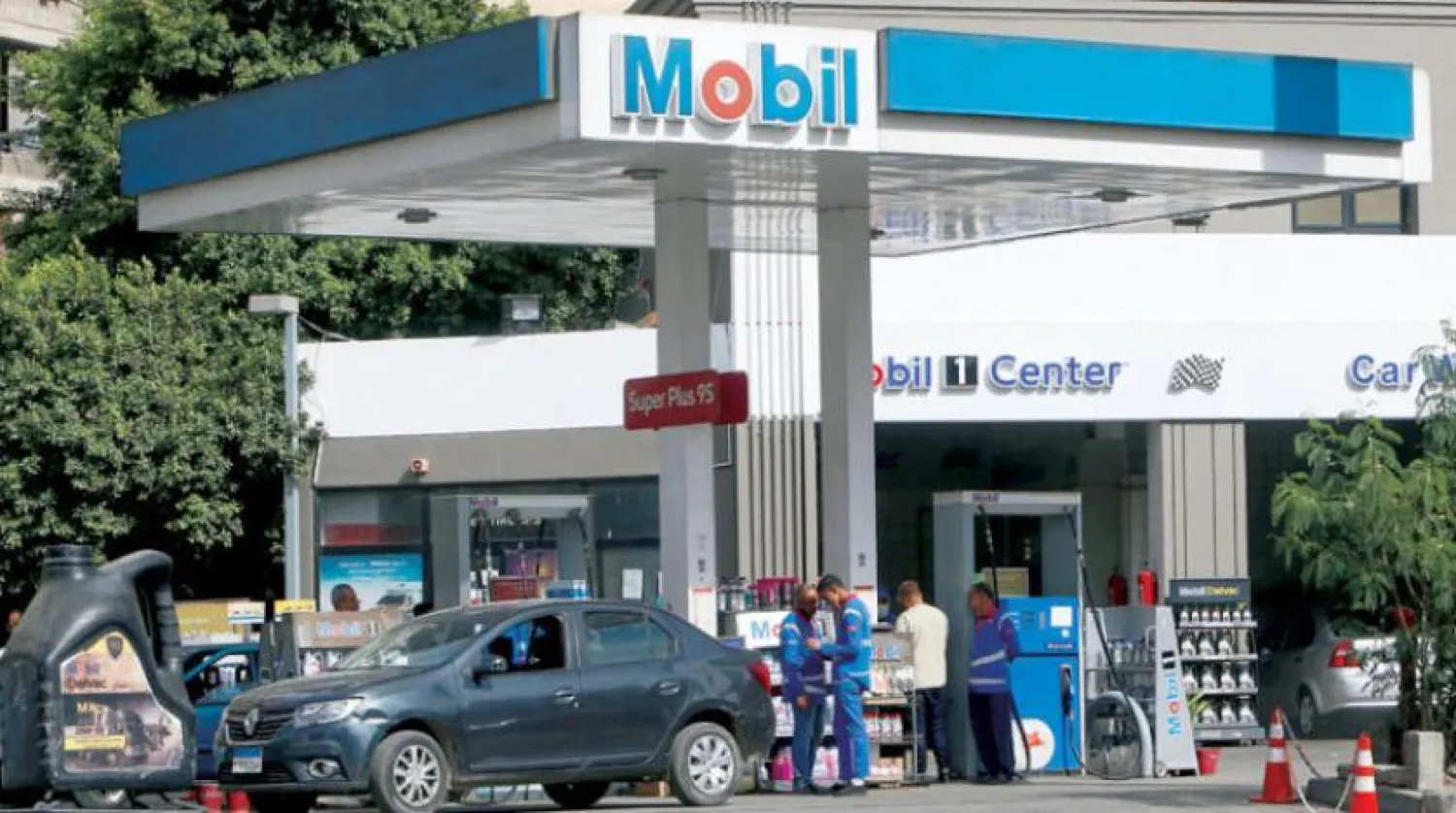 A gas station in the Egyptian capital, Cairo (Reuters)

