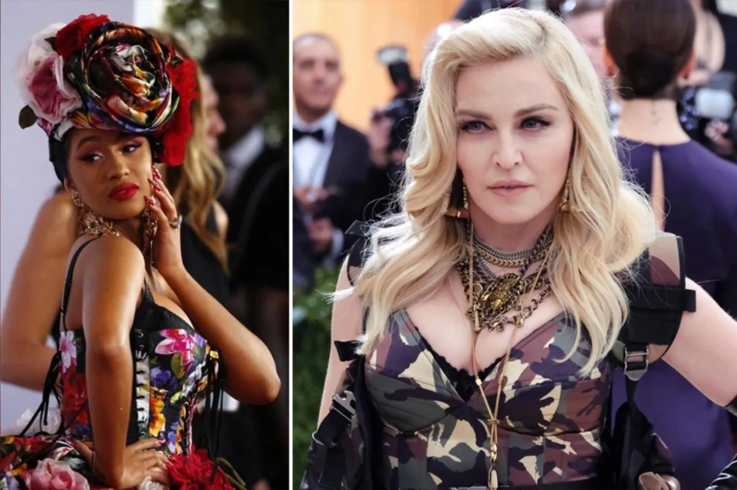30 yaşındaki Cardi B., ikon olarak gördüğü 64 yaşındaki Madonna'yı eleştirdi (Reuters / AFP)

