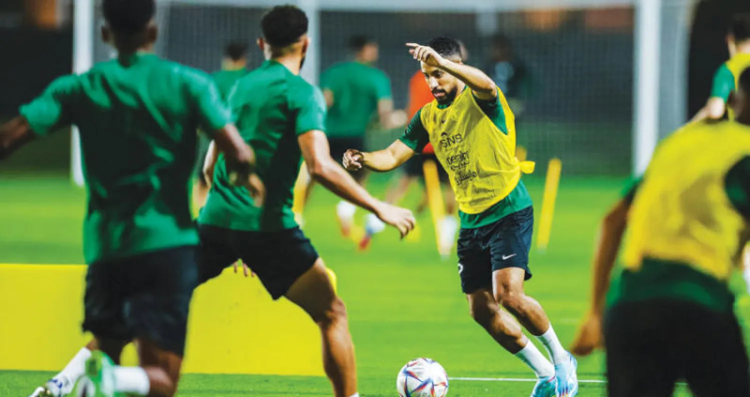 الأخضر يواصل في أبوظبي تحضيراته النهائية لكأس العالم (المركز الإعلامي للمنتخب السعودي)