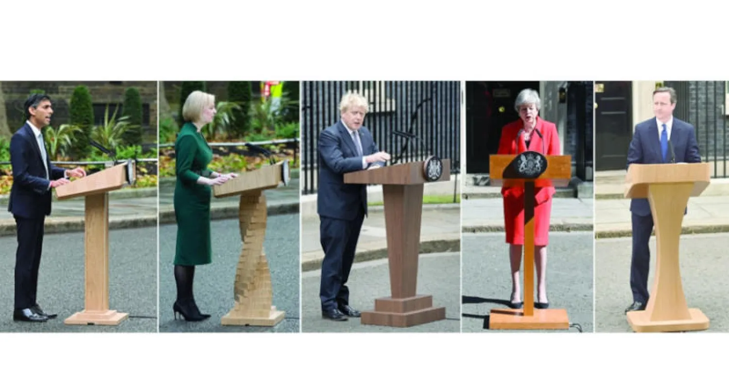 لكل رئيس حكومة بريطاني منبره الخاص، يصمّمه بنفسه ليحمل بصمته الخاصة