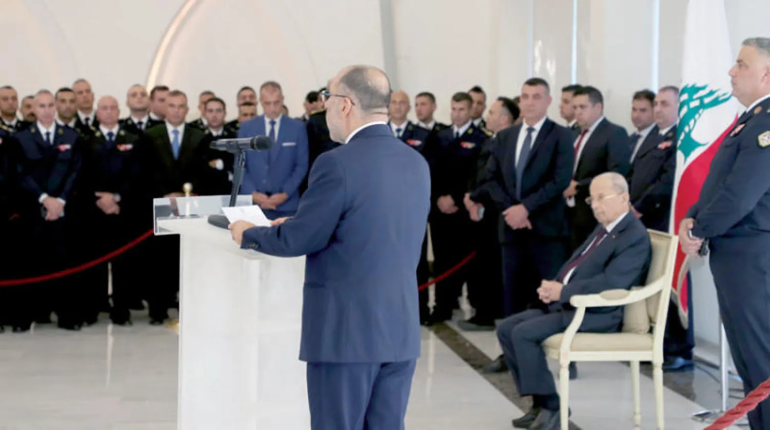 عون في لقاء وداعي مع موظفي القصر الجمهوري أمس (دالاتي ونهرا)