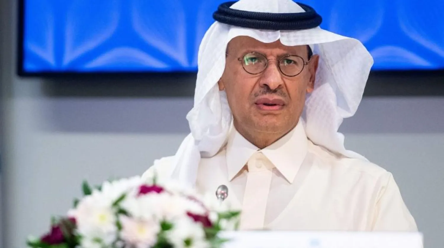 File Photo: Saudi Arabia's Minister of Energy Prince Abdulaziz bin Salman looks on during a press conference after the 45th Joint Ministerial Monitoring Committee and the 33rd OPEC and non-OPEC Ministerial Meeting in Vienna, Austria, on October 5, 2022. (AFP)


