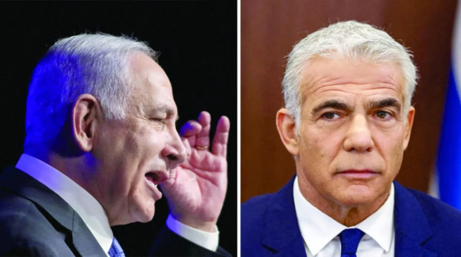 يائير لبيد (رويترز)  -  بنيامين نتنياهو (رويترز)