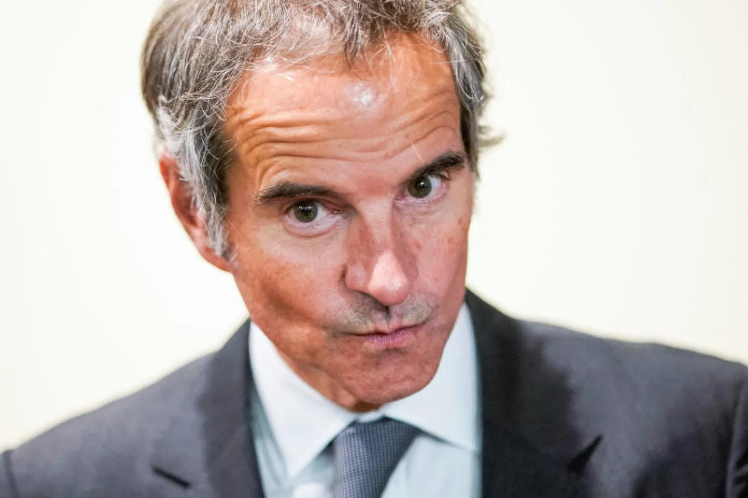 المدير العام للوكالة الدولية للطاقة الذرية رافايل غروسي (رويترز)