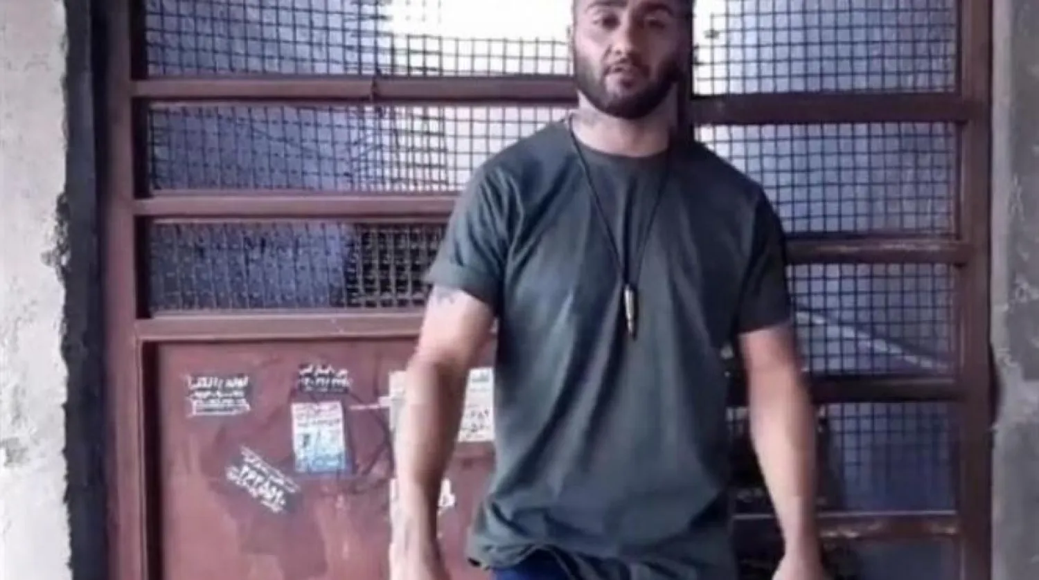  Photo of Iranian popular rapper Toomaj Salehi released by Tasnim news agency.