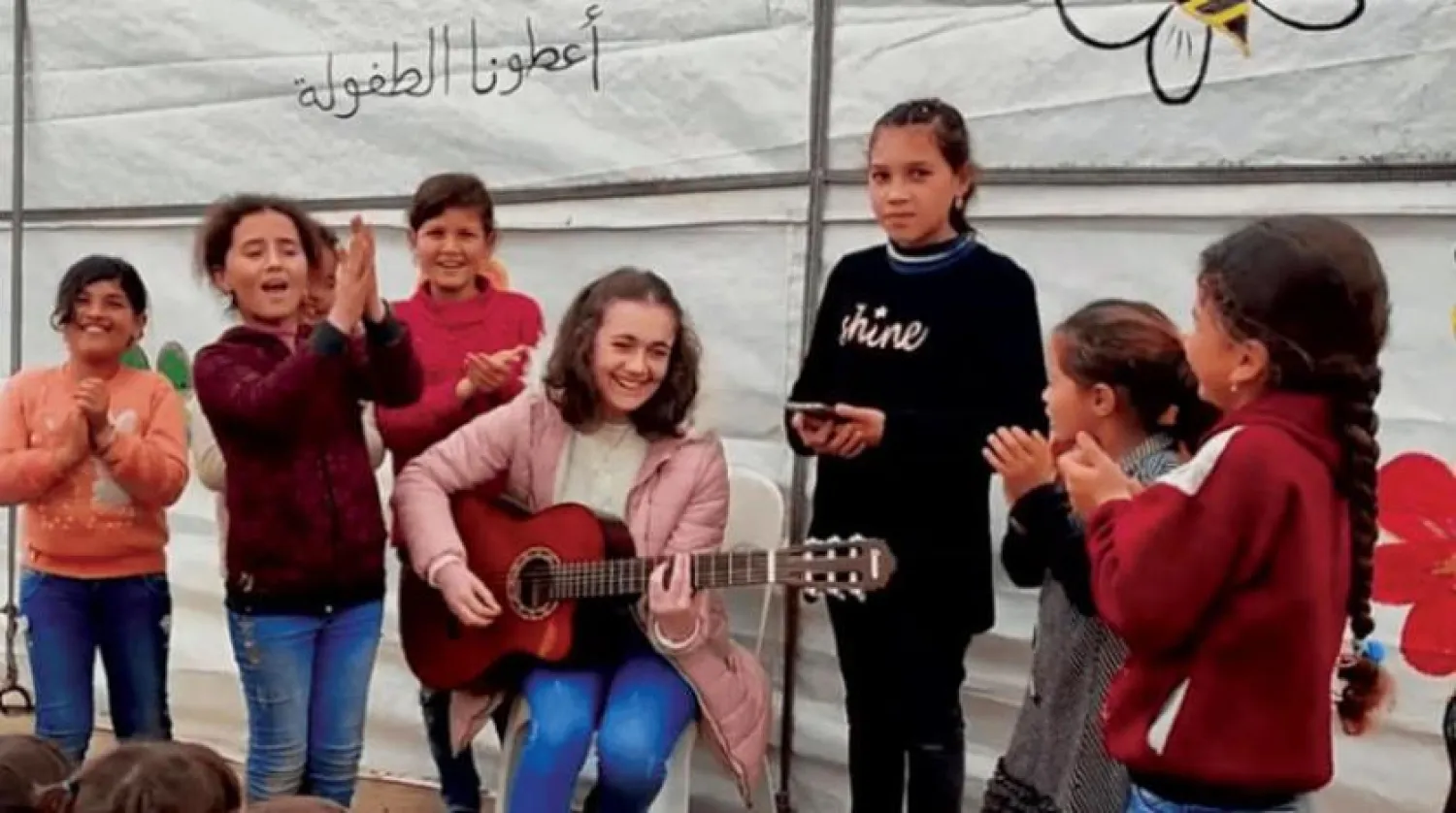 Nasan, 13, is from the city of Afrin and has been active in many social and arts events in Syria. 

