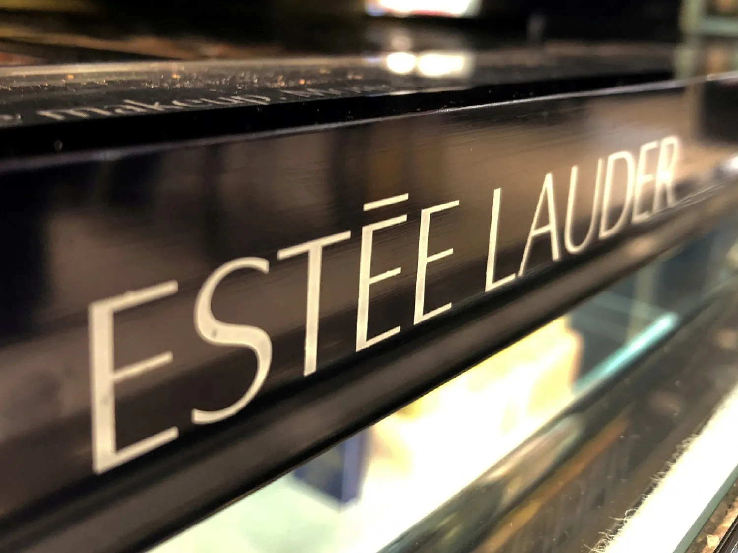 An Estee Lauder cosmetics counter is seen in Los Angeles, California, US, August 19, 2019. (Reuters)