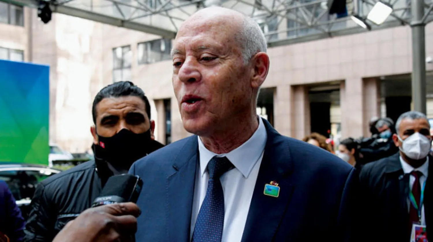 الرئيس التونسي قيس سعيد (رويترز)