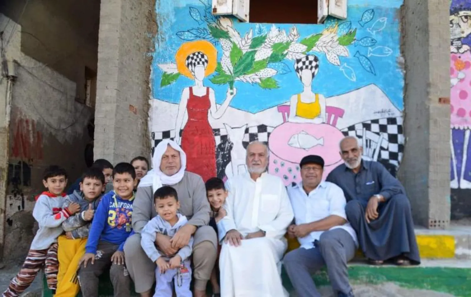 تفاعل أهالي مدينة البرلس مع أجواء الملتقى (الشرق الأوسط)