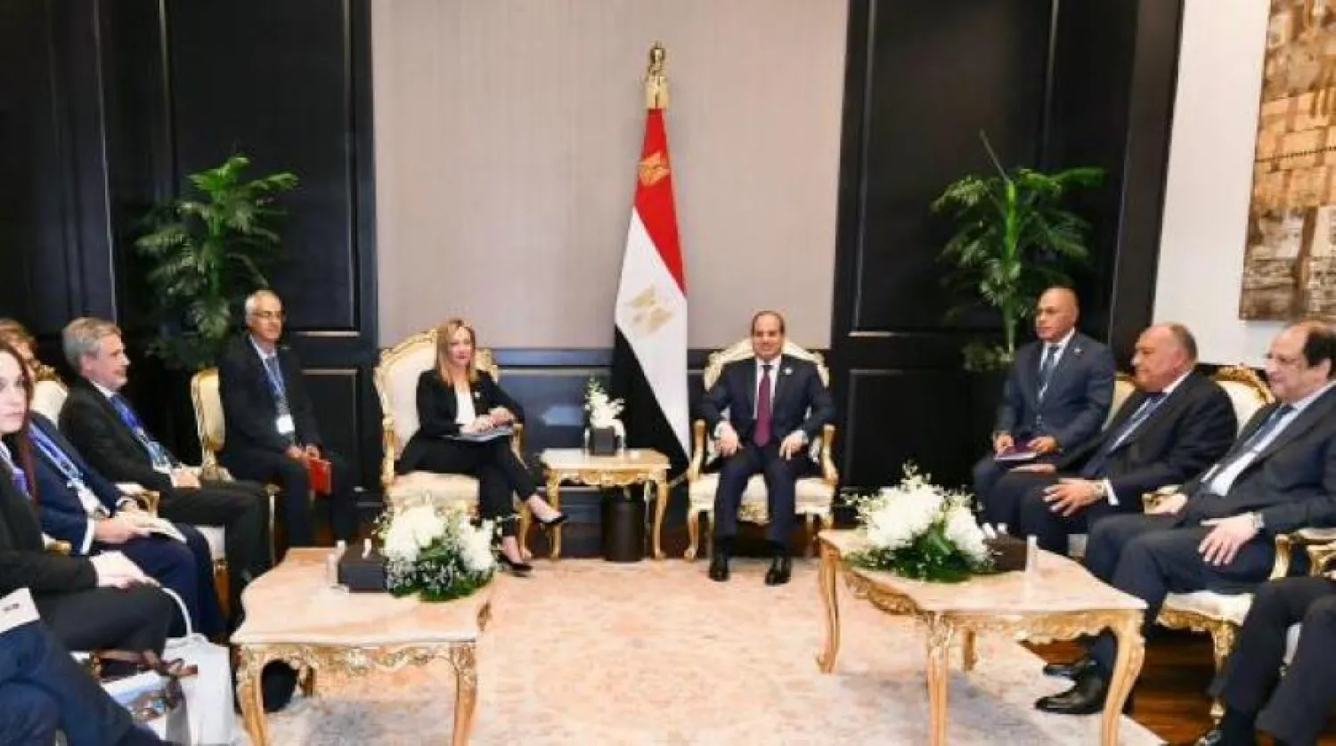 Sisi ve Meloni, COP27'nin oturum aralarında Şarm eş-Şeyh'te görüştü (Mısır Cumhurbaşkanlığı)