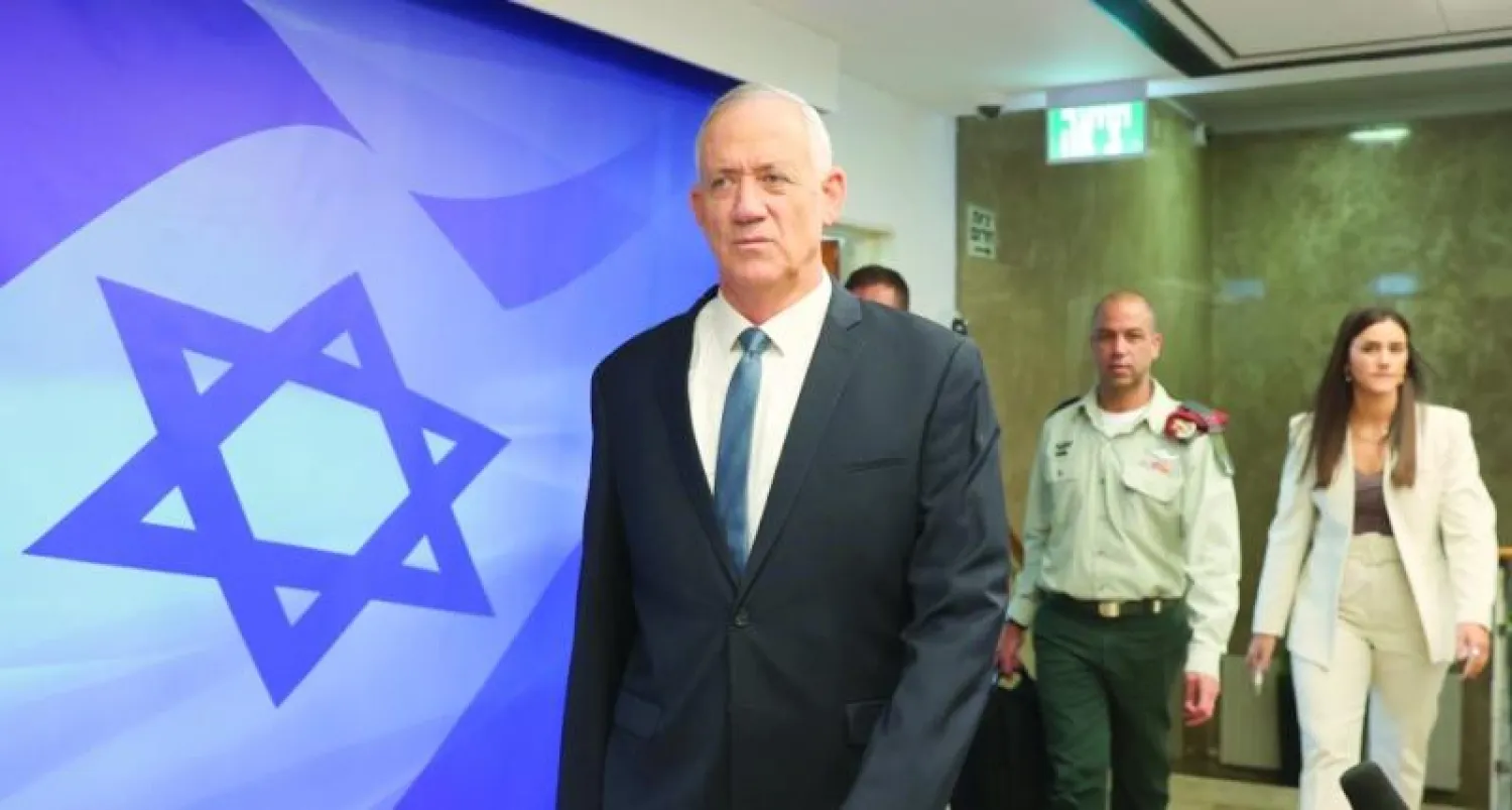 الوزير بيني غانتس (أ.ب)