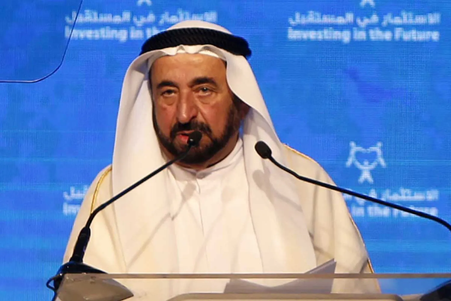 Sheikh Sultan bin Mohammed al-Qasimi, ruler of Sharjah. (Karim Sahib/AFP/Getty Images)