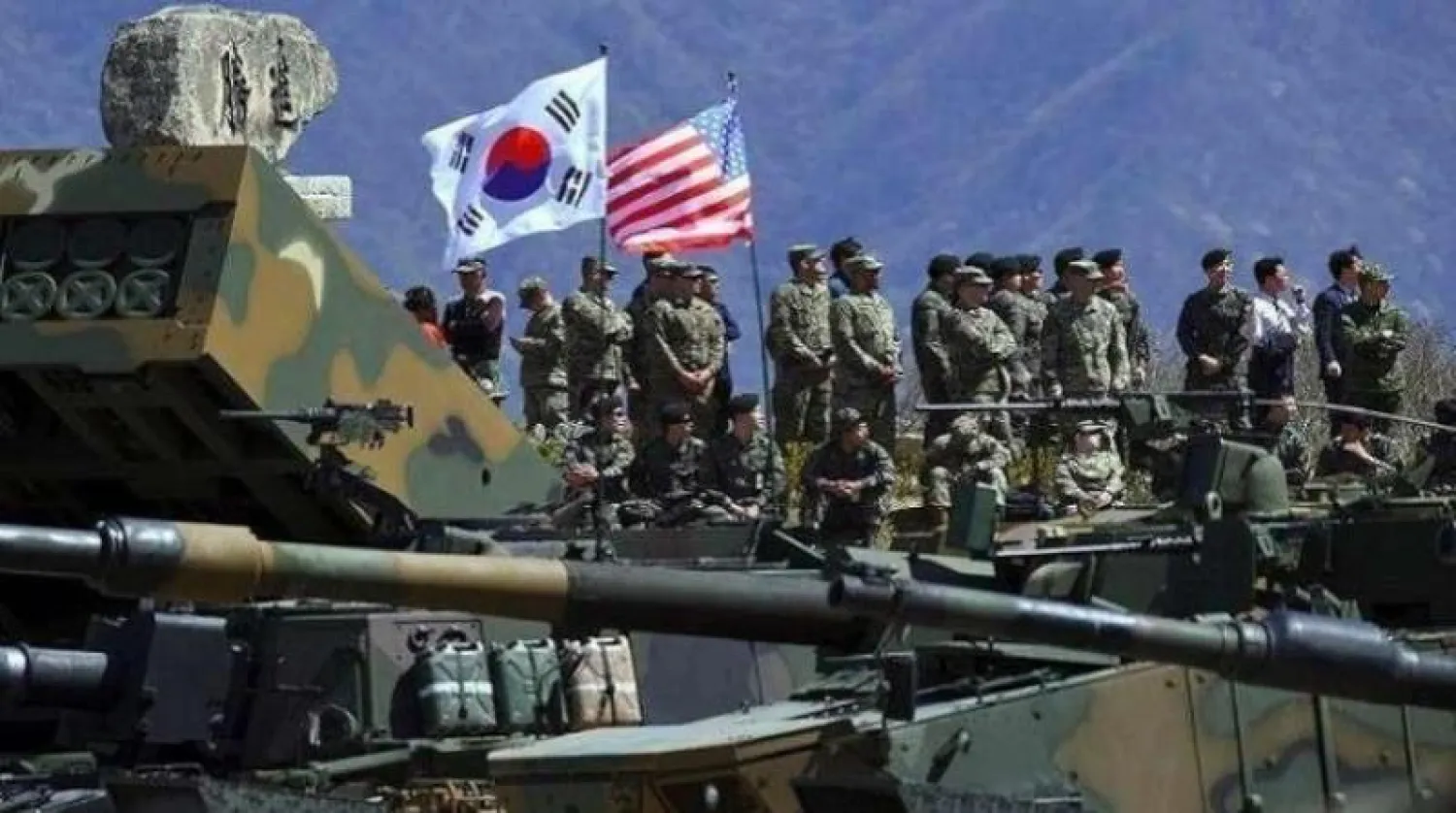 تدريب عسكري مشترك سابق بين كوريا الجنوبية والولايات المتحدة (أرشيفية - أ.ف.ب)