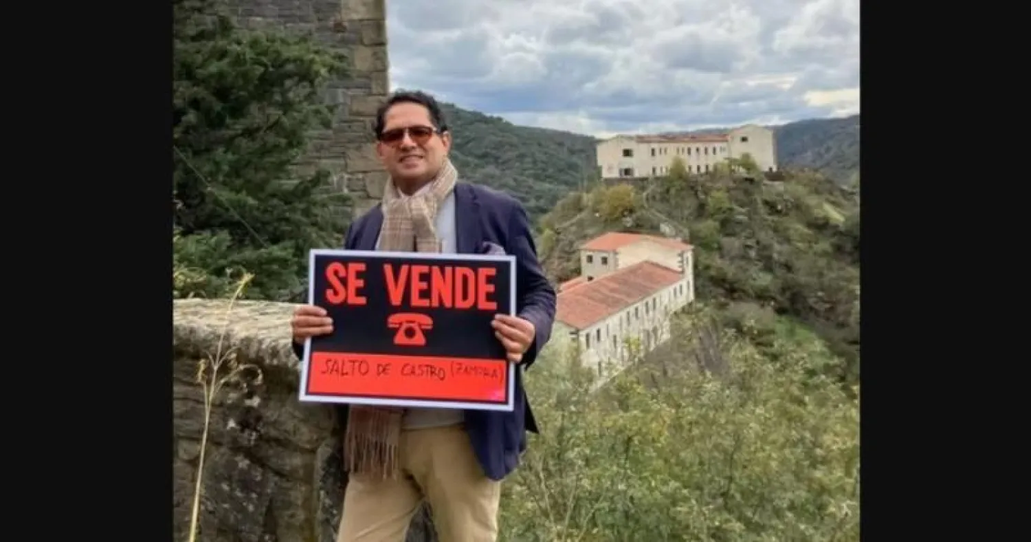 روني رودريغيز من «رويال إنفاست» يقول إن المالك أراد إنشاء فندق في القرية (بي بي سي)