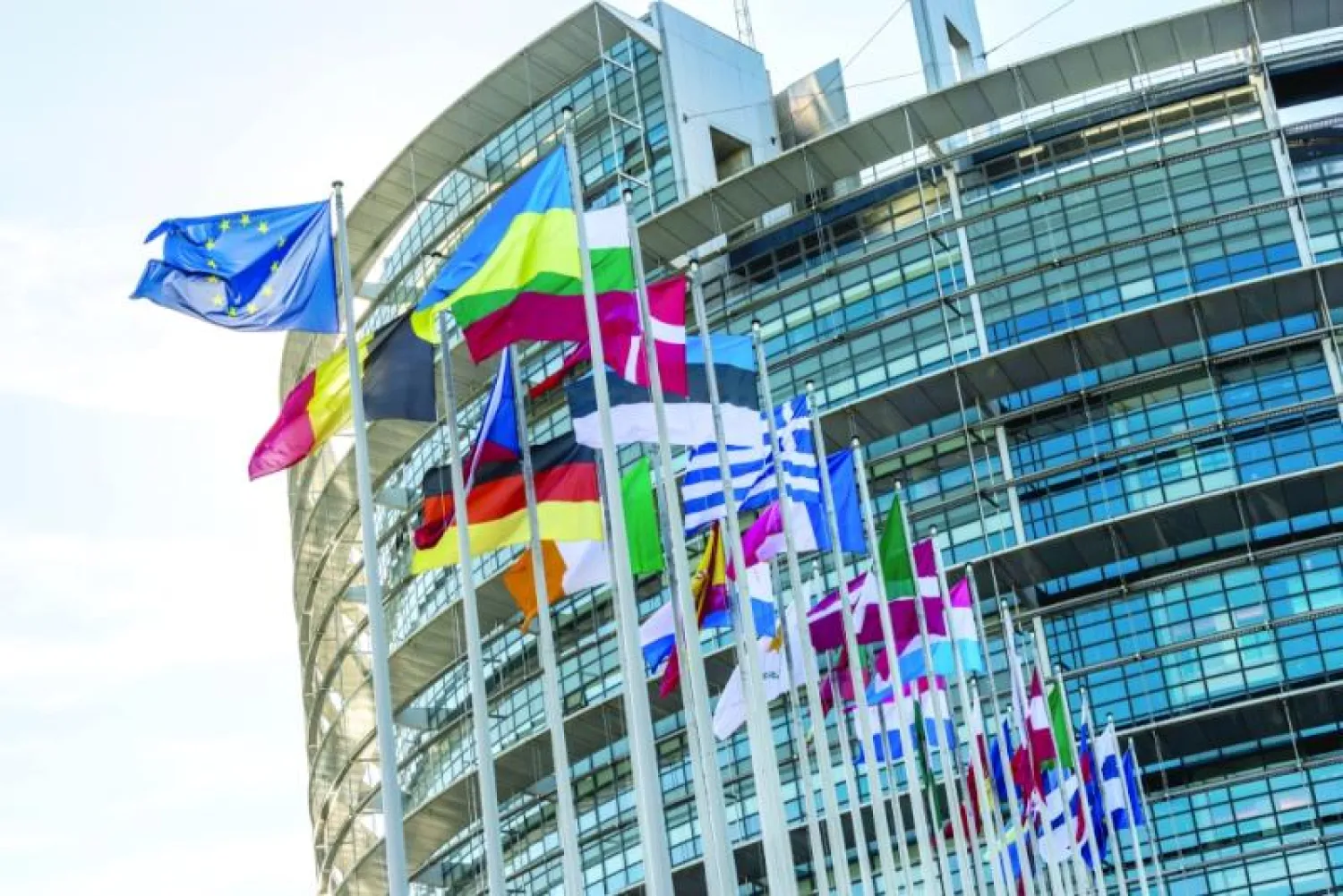 المقر الرئيسي للبرلمان الأوروبي في مدينة ستراسبورغ الفرنسية (د.ب.أ)