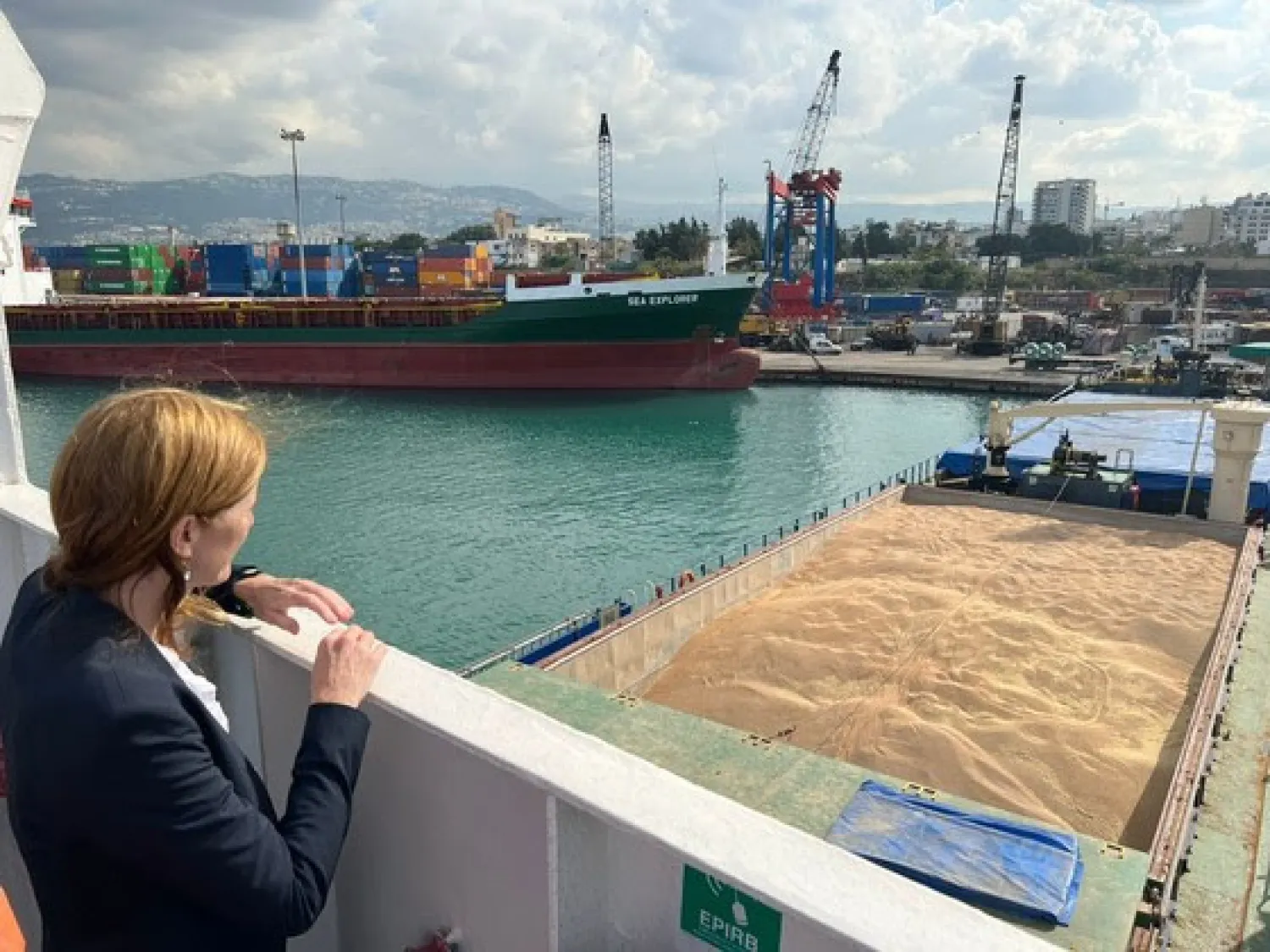 USAID Administrator Samantha Power visits the Port of Beirut (USAID)
