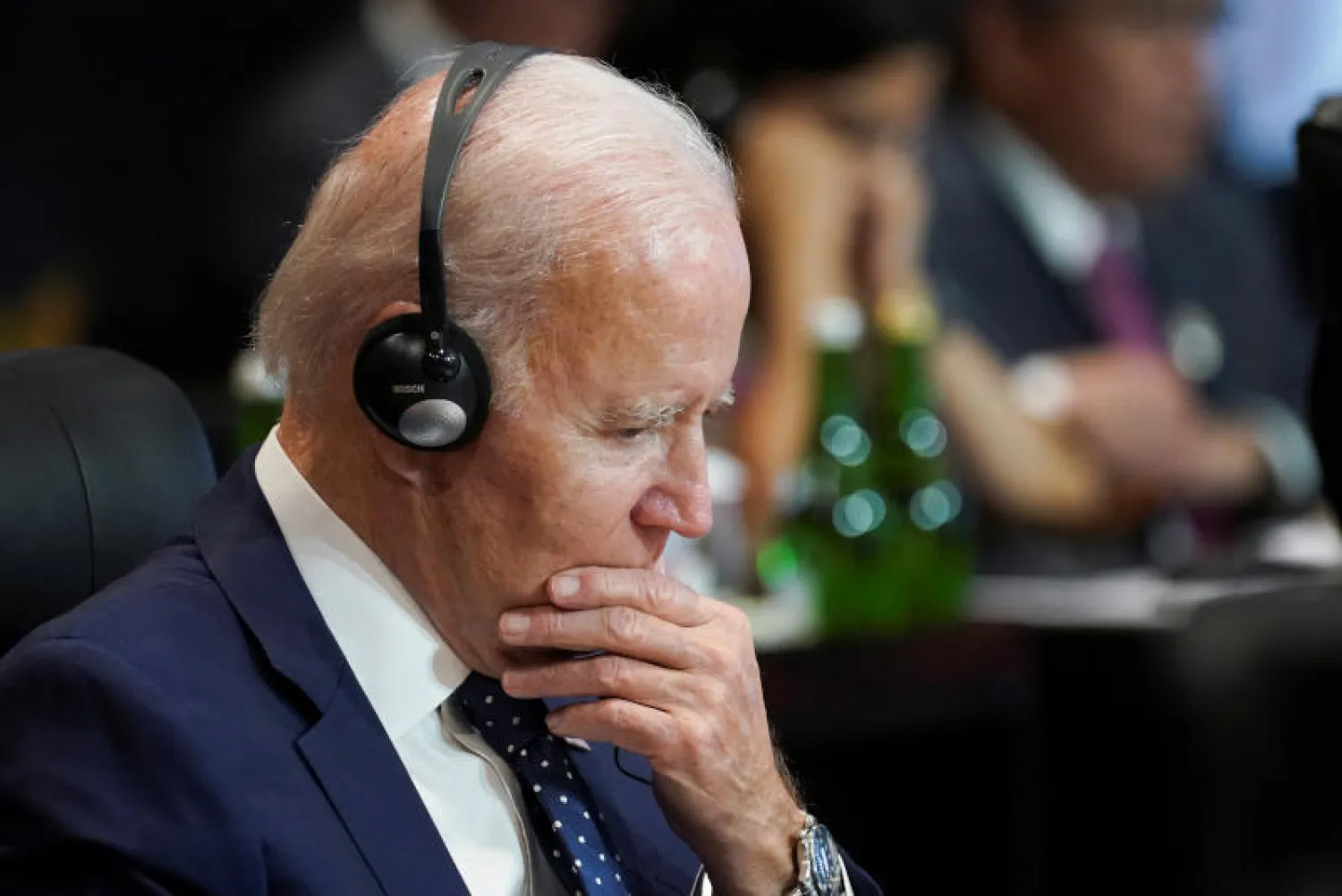 الرئيس الأميركي جو بايدن يشارك في فعاليات قمة مجموعة العشرين (رويترز)