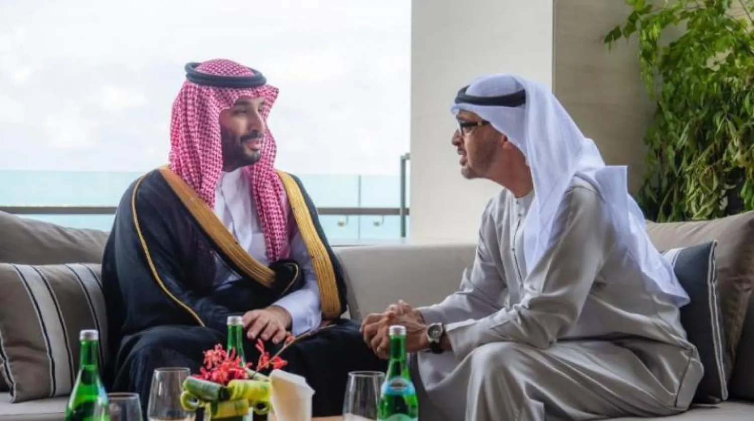 Saudi Arabia's Crown Prince holding talks with UAE President. - SPA