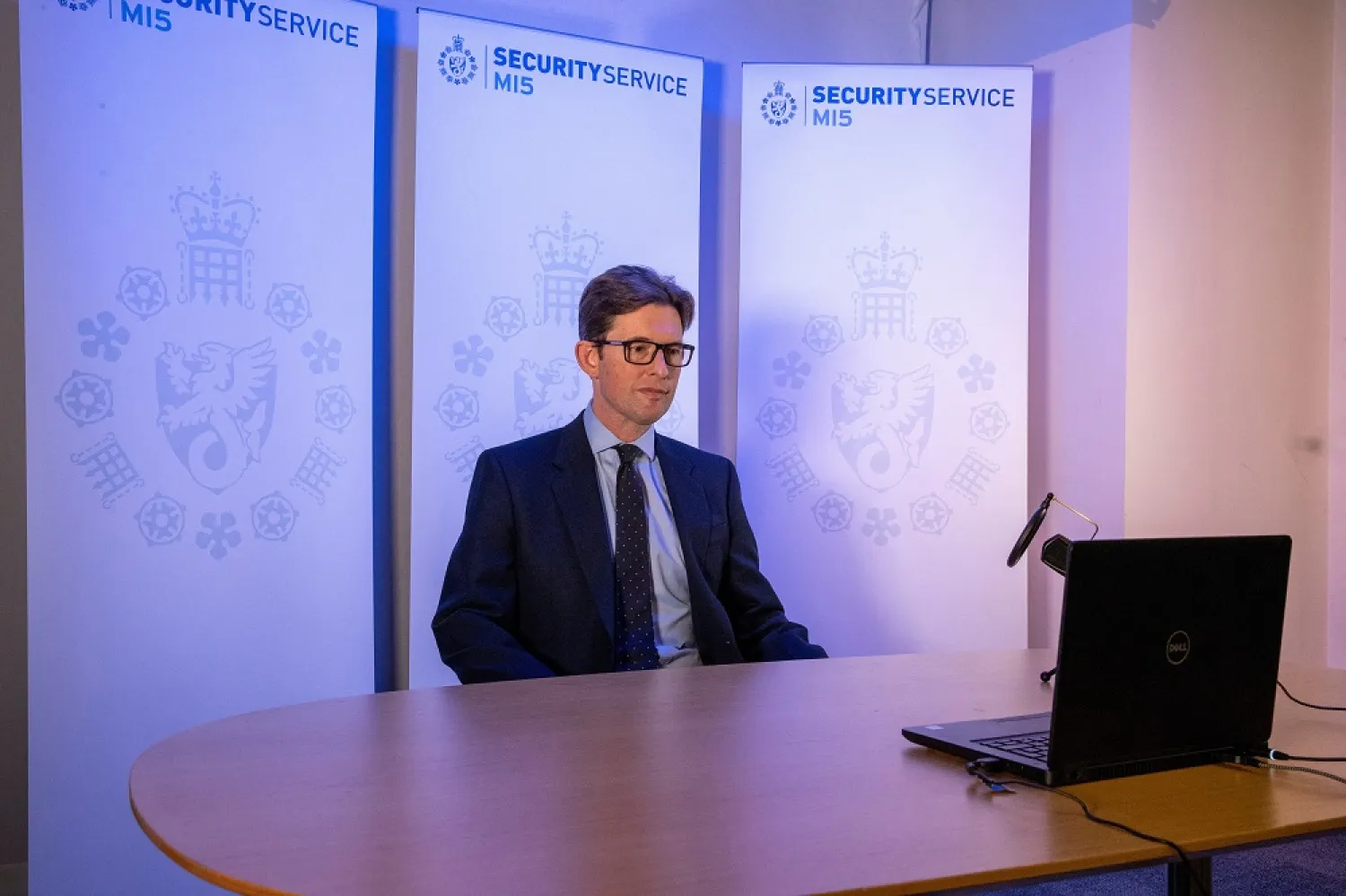 MI5 Director General Ken McCallum is photographed in London, Britain October 14, 2020. (UK Government/Handout via Reuters)