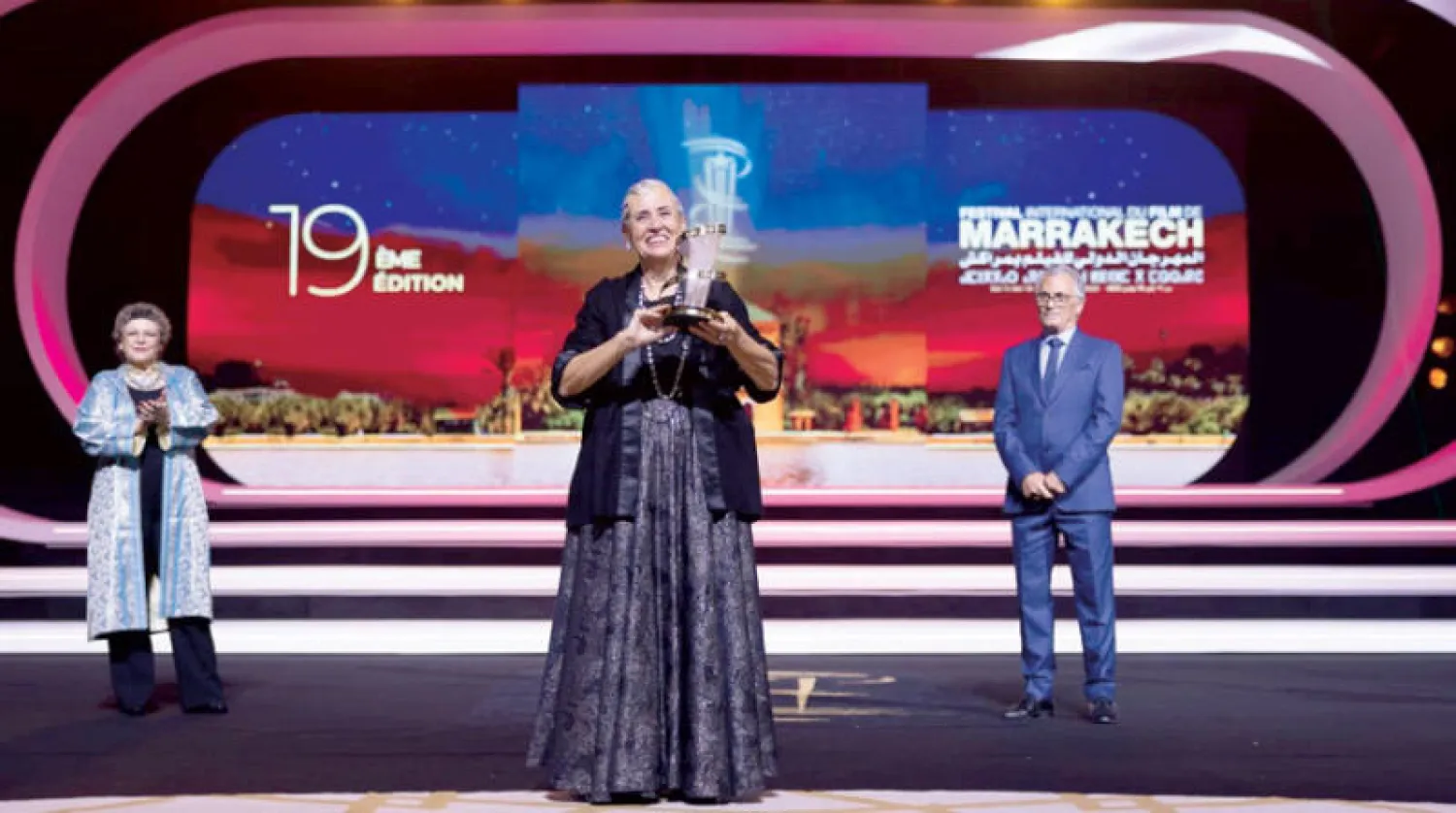 فريدة بنليزيد في أمسية تكريمها بـ«مهرجان مراكش»