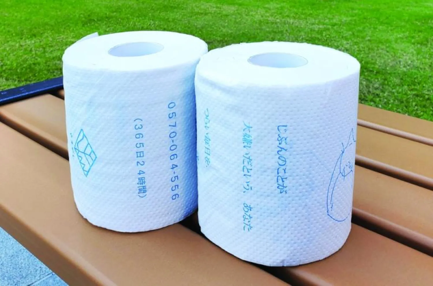 ورق المراحيض لوقف الانتحار (أ.ف.ب)