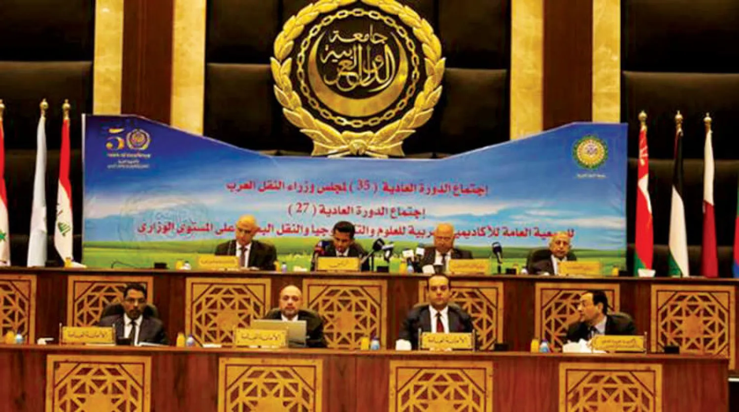 وزير النقل المصري خلال مشاركته في اجتماع الدورة العادية لمجلس وزراء النقل العرب (مجلس الوزراء المصري)